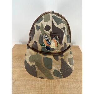 Burlebo Men Retro Camouflage Flying Duck Hat Cap Snap Back